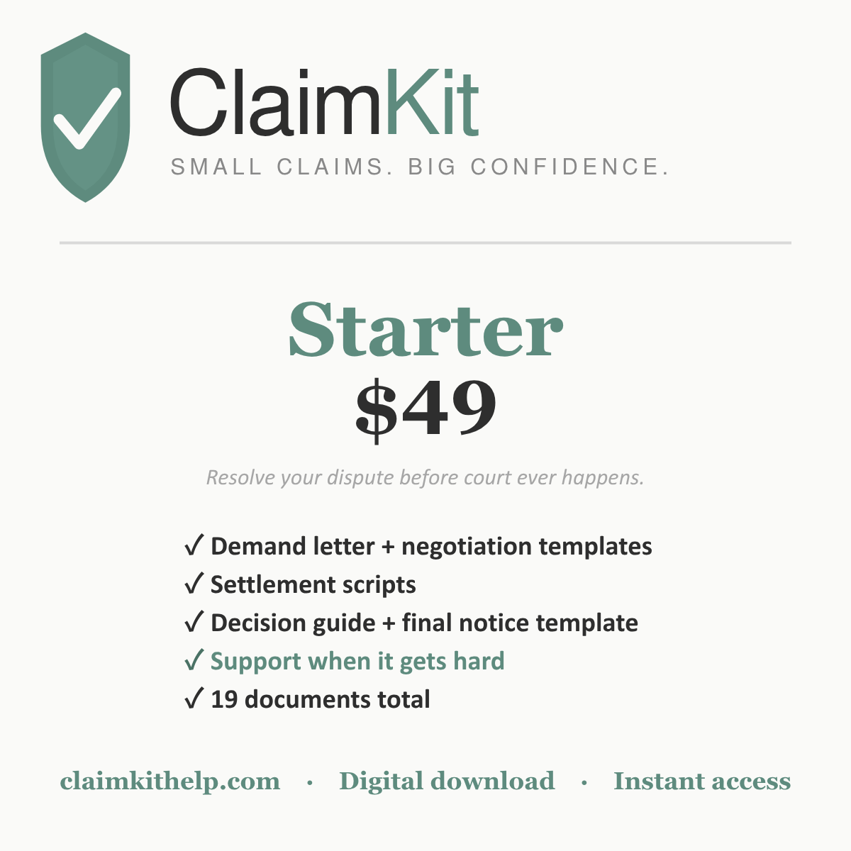 ClaimKit Starter